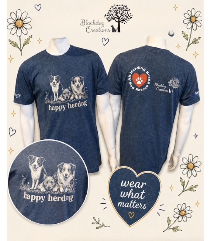 HAPPY HERDING FUNDRAISING Event - Custom, LTD Edition T-shirts